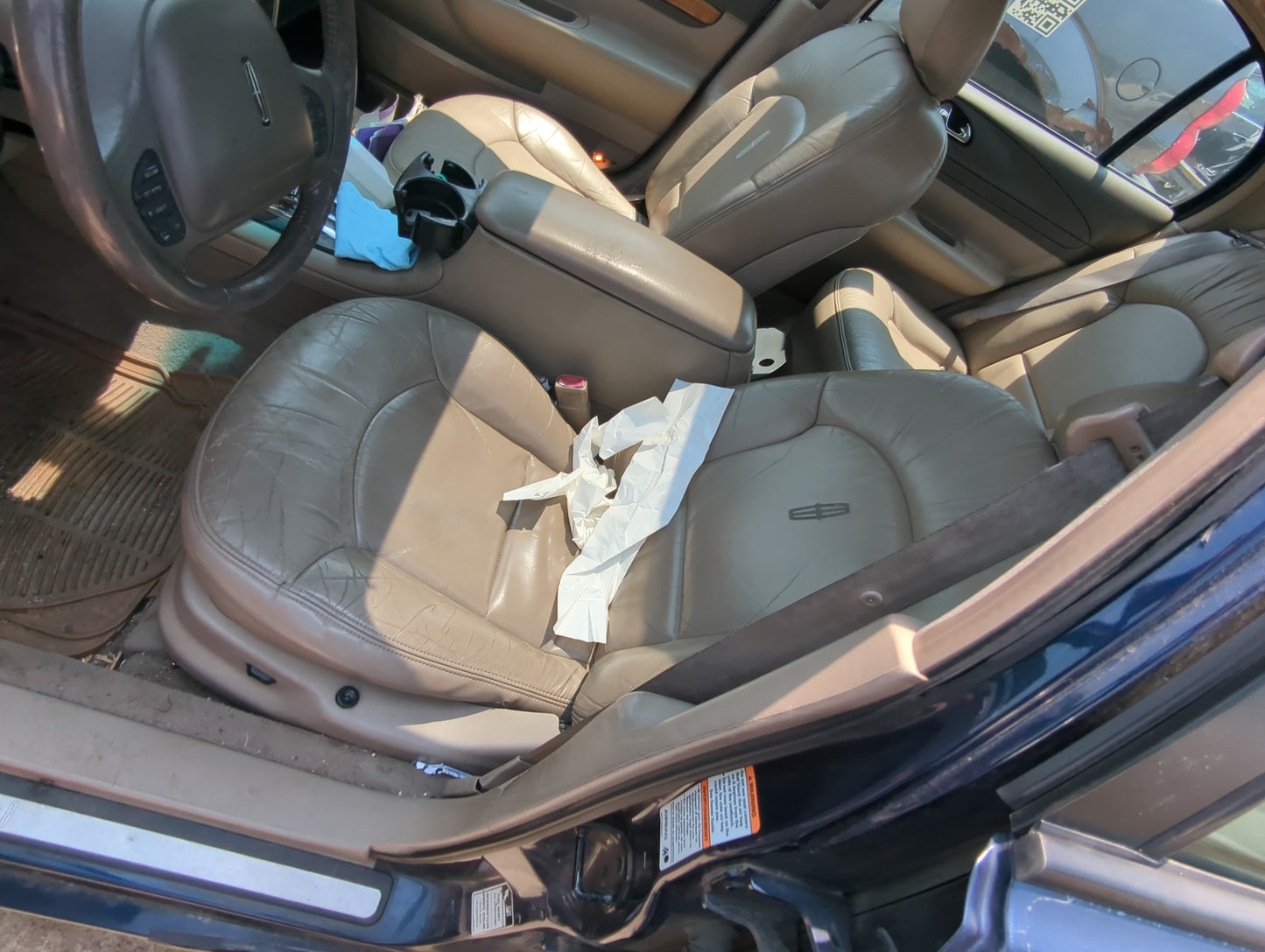 2002 Lincoln Continental Driver Front Seat Oem - Oemusedautoparts1.com