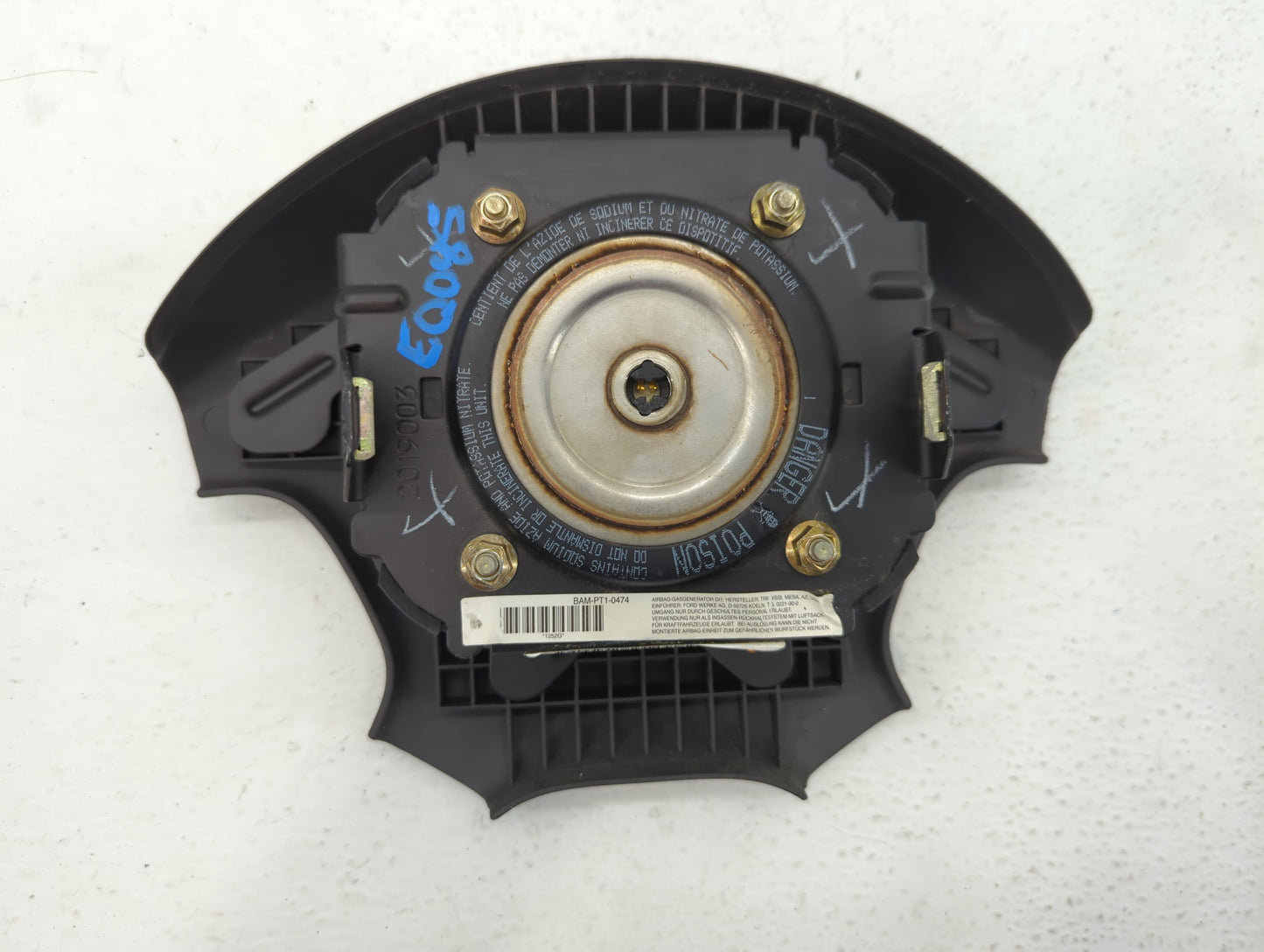 2002 Lincoln Ls Air Bag Driver Left Steering Wheel Mounted - Oemusedautoparts1.com