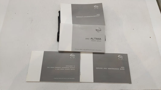 2002 Nissan Altima Owners Manual Book Guide OEM Used Auto Parts