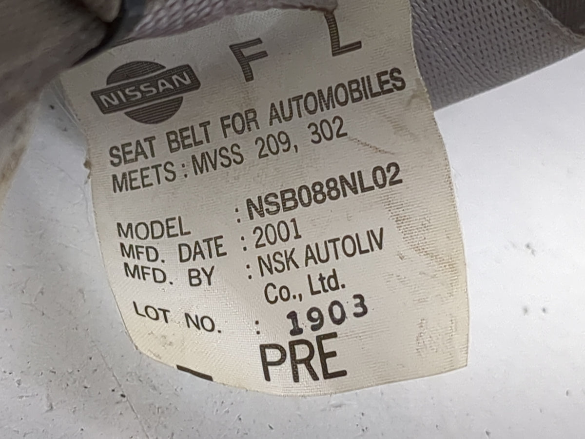 2002-2002 Nissan Maxima Driver Front Seatbelt Retractor Tan - Oemusedautoparts1.com