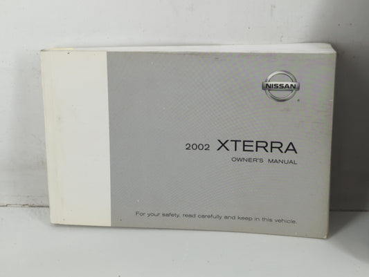2002 Nissan Xterra Owners Manual Book Guide P/N:OM2E-WD22U0 OEM Used Auto Parts