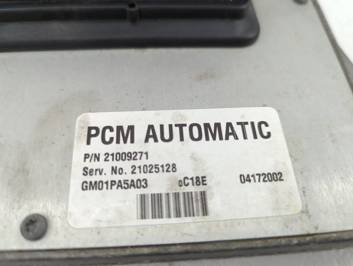 2002 Saturn Saturn S Series PCM Engine Control Computer ECU ECM PCU OEM P/N:21009271 21025128 Fits Fits 2000 2001 OEM Used A