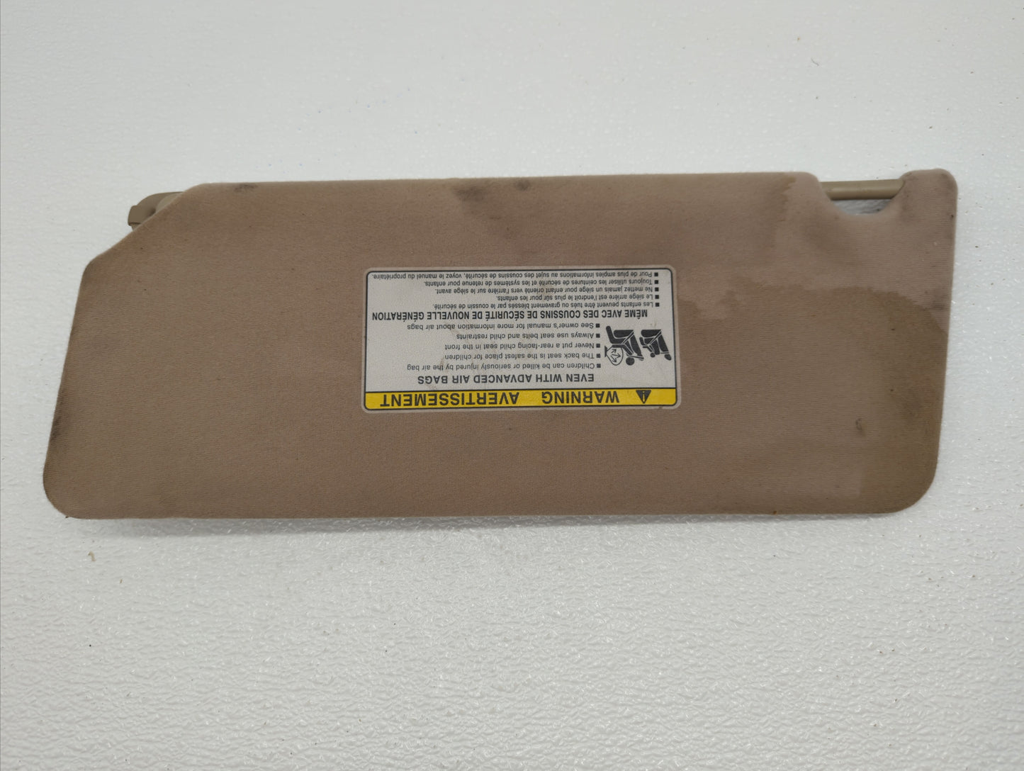 2002-2006 Toyota Camry Sun Visor Shade Replacement Passenger Right Mirror Fits Fits 2002 2003 2004 2005 2006 OEM Used Auto P