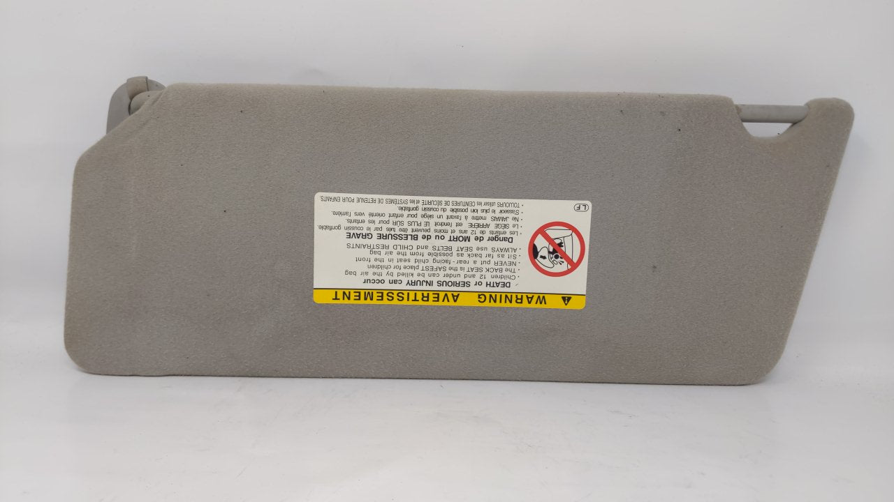 2002 Toyota Camry Passenger Right Sun Visor Sunvisor Gray - Oemusedautoparts1.com