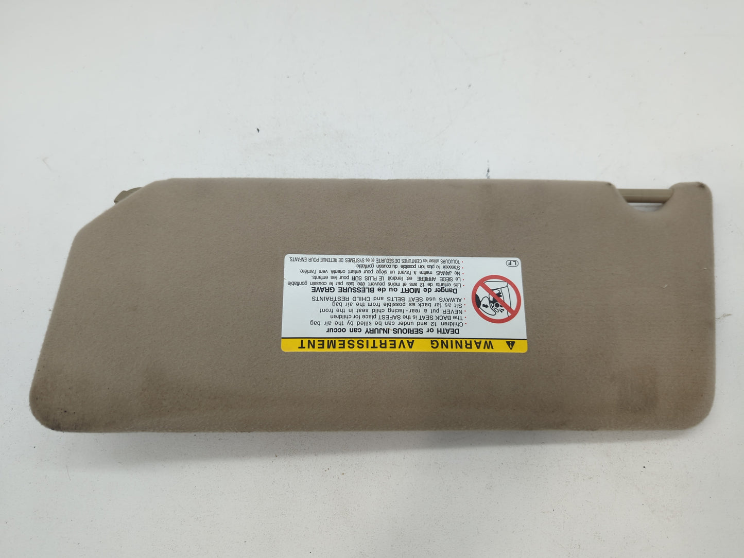 2002-2006 Toyota Camry Sun Visor Shade Replacement Passenger Right Mirror Fits Fits 2002 2003 2004 2005 2006 OEM Used Auto P