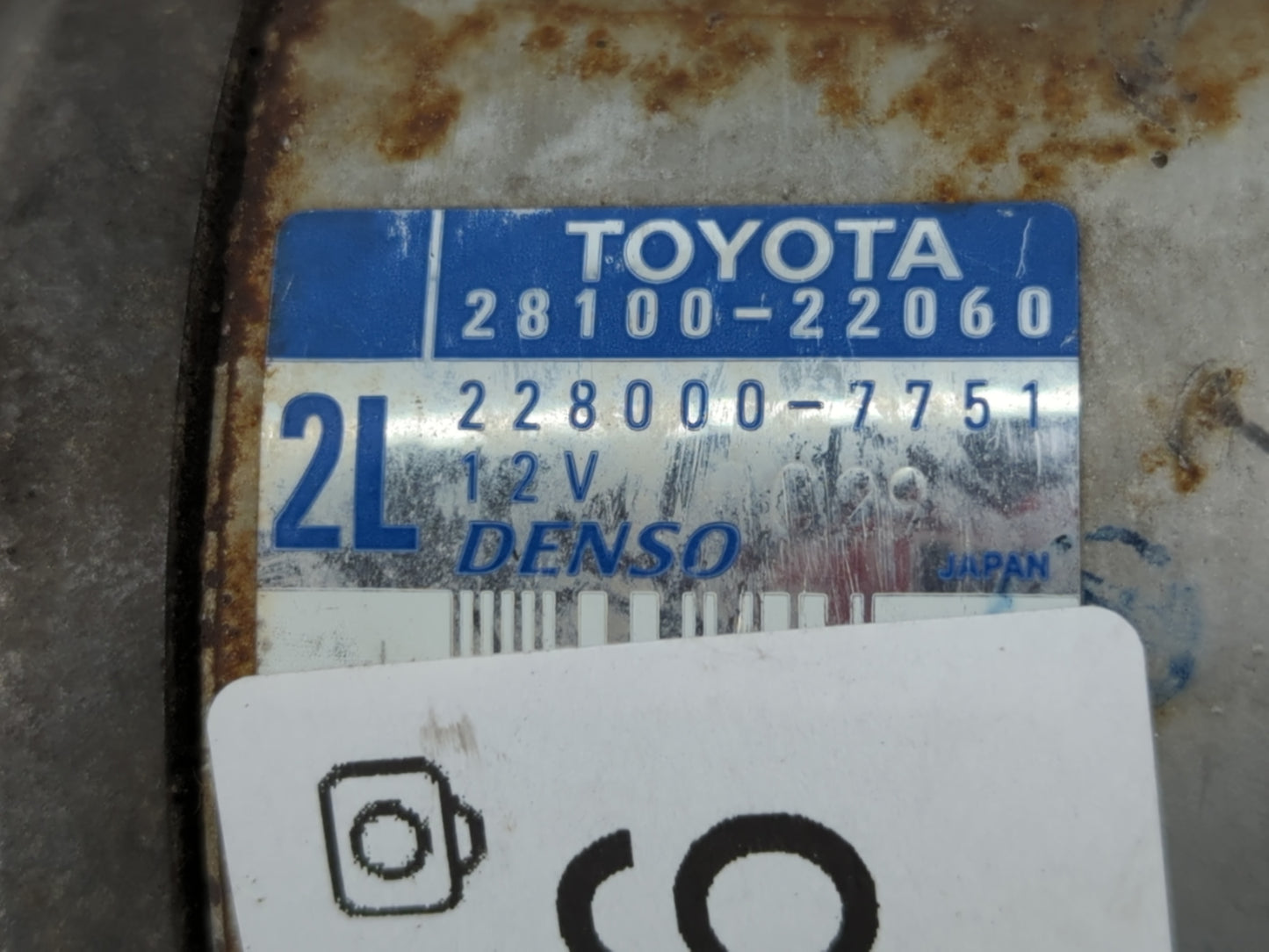 2000-2005 Toyota Celica Car Starter Motor Solenoid OEM P/N:228000-7751 28100-22060 Fits Fits 2000 2001 2002 2003 2004 2005 O