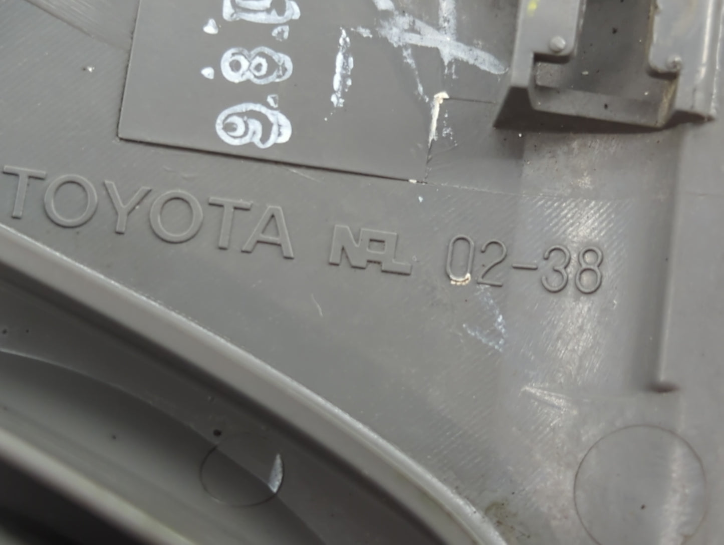2001-2002 Toyota Corolla Tail Light Assembly Driver Left OEM Fits Fits 2001 2002 OEM Used Auto Parts - Oemusedautoparts1.com