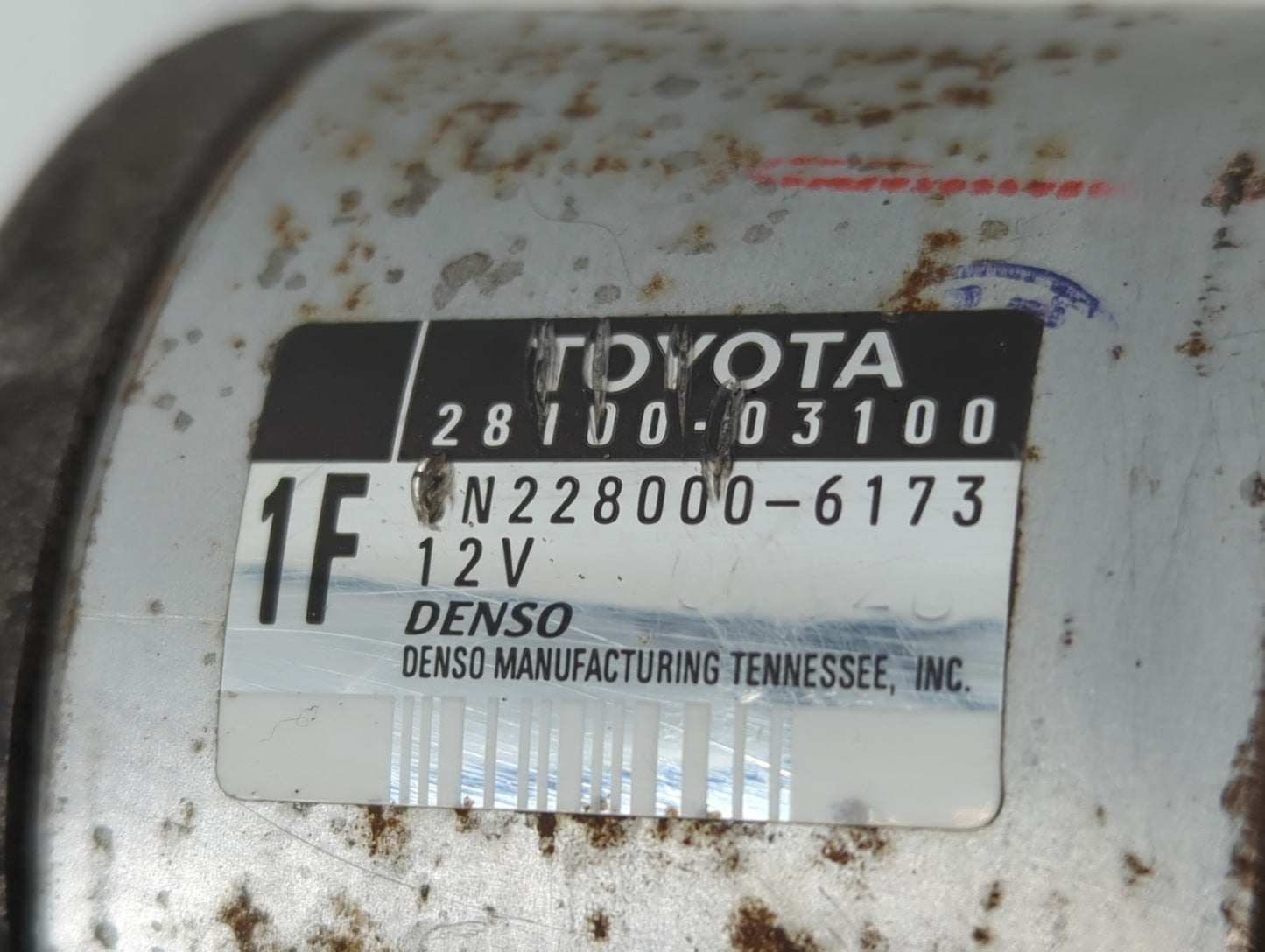 2001-2003 Toyota Highlander Car Starter Motor Solenoid OEM P/N:228000-6173 28100-03100 Fits OEM Used Auto Parts - Oemusedaut