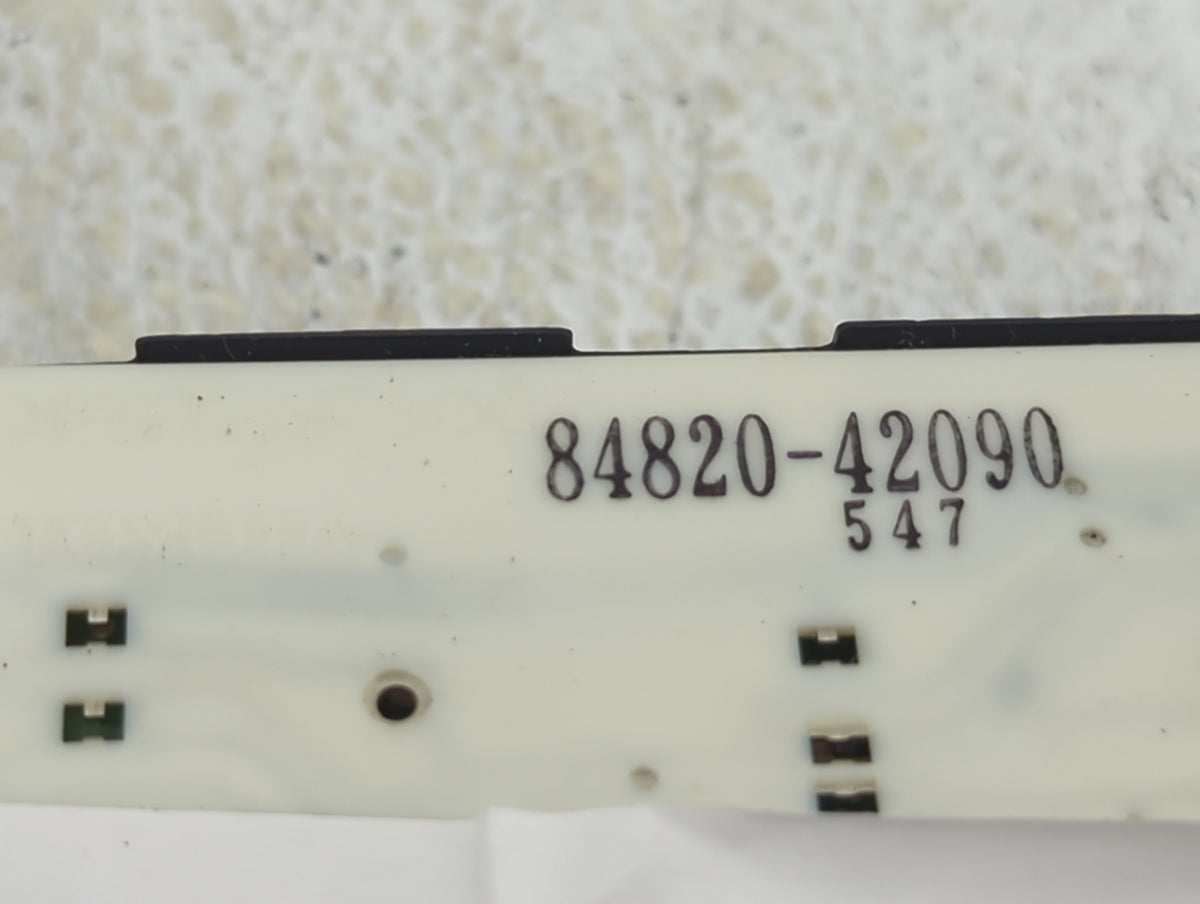 2001-2003 Toyota Rav4 Master Power Window Switch Replacement Driver Side Left P/N:84820-42090 Fits Fits 2001 2002 2003 OEM U