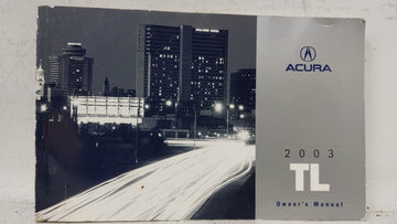 2003 Acura Tl Owners Manual Book Guide OEM Used Auto Parts