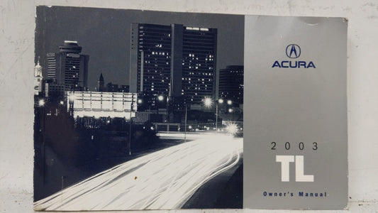 2003 Acura Tl Owners Manual Book Guide OEM Used Auto Parts
