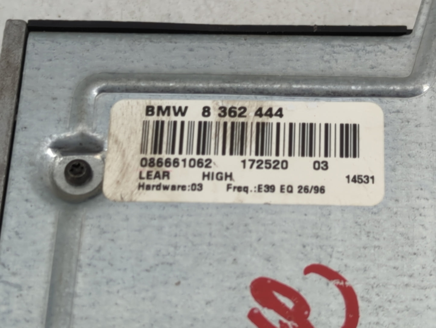 2001-2003 Bmw 525i Radio Speaker Amplifier 8362444|086661062 - Oemusedautoparts1.com