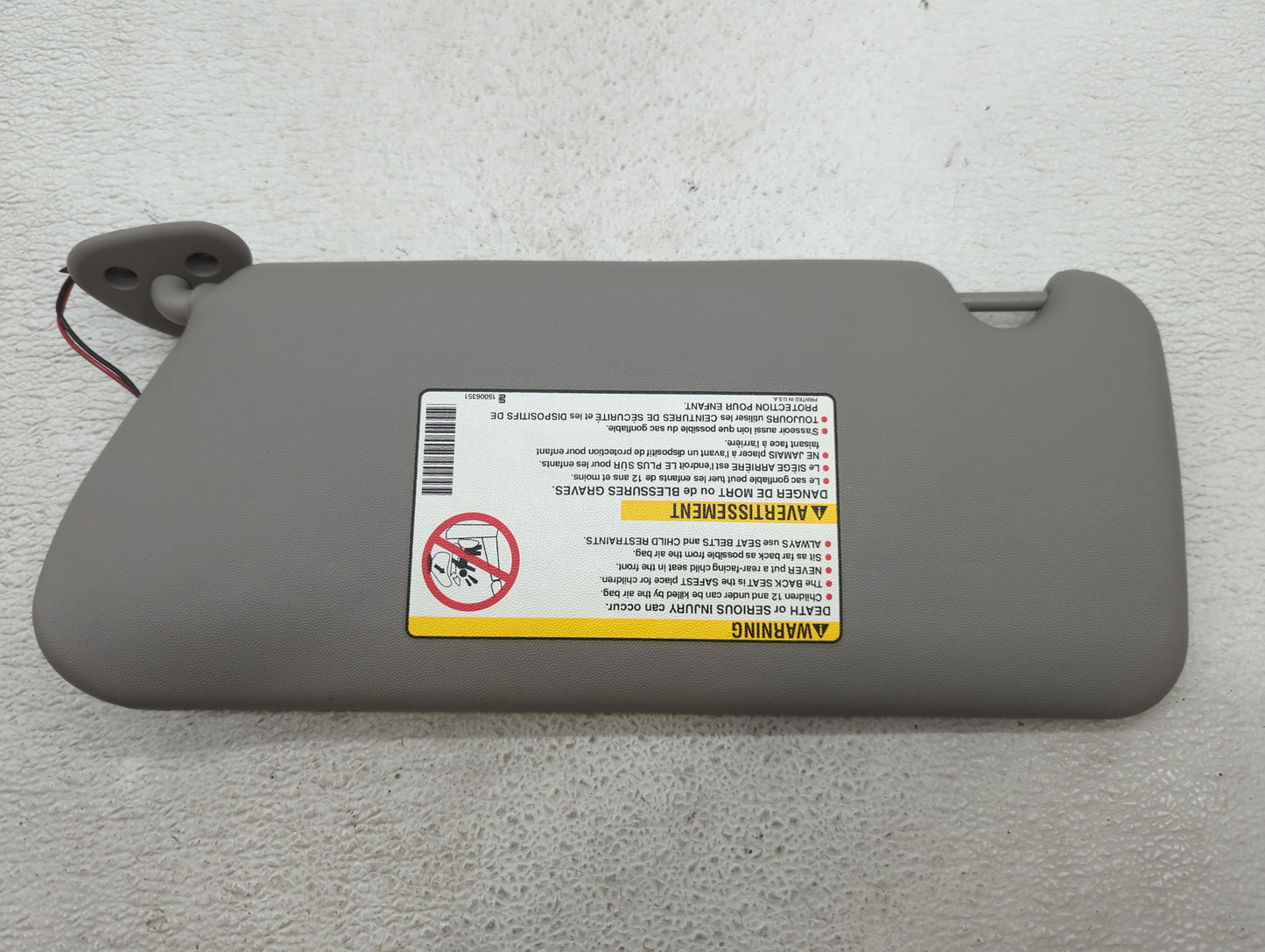 2003-2007 Cadillac Cts Sun Visor Shade Replacement Passenger Right Mirror Fits Fits 2003 2004 2005 2006 2007 OEM Used Auto P