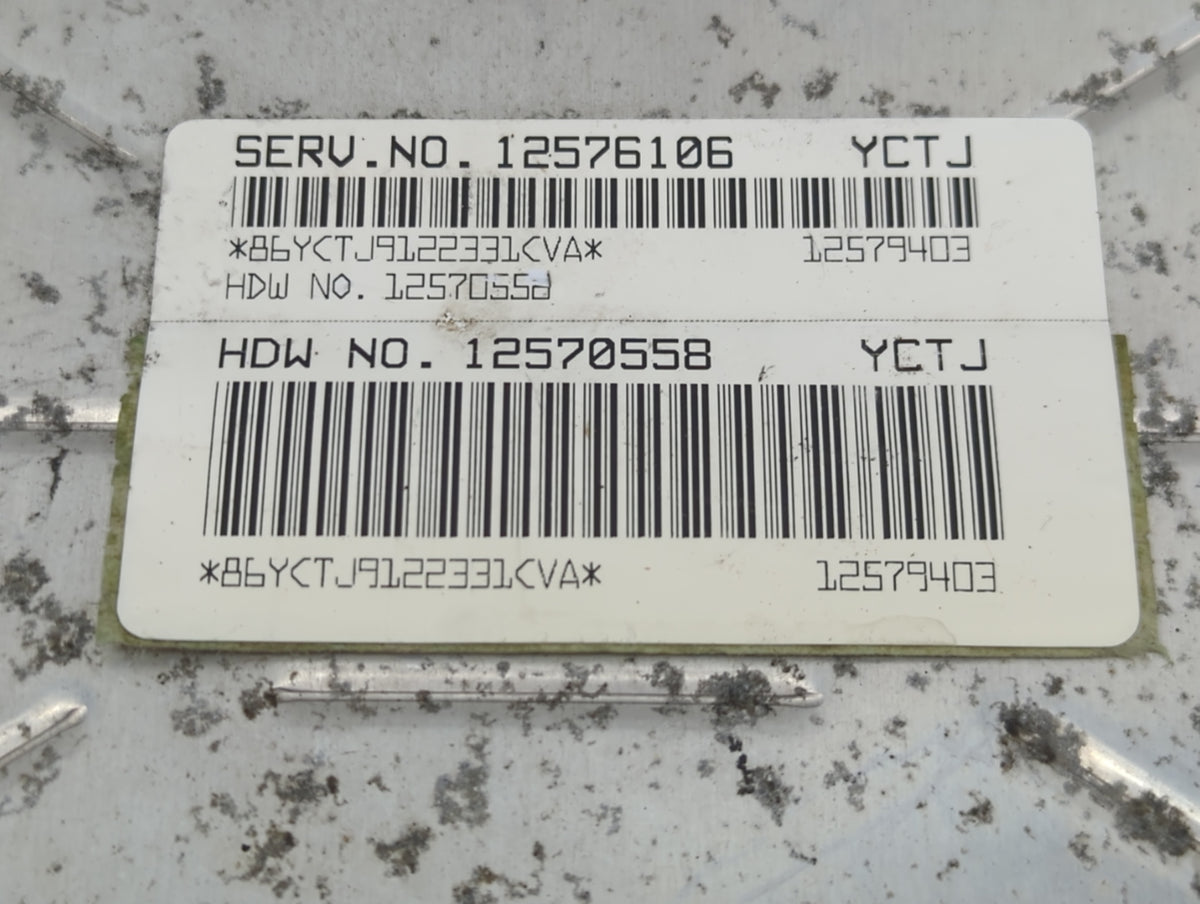 2003-2005 Chevrolet Silverado 1500 PCM Engine Control Computer ECU ECM PCU OEM P/N:12576106 12570558 Fits Fits 2003 2004 200