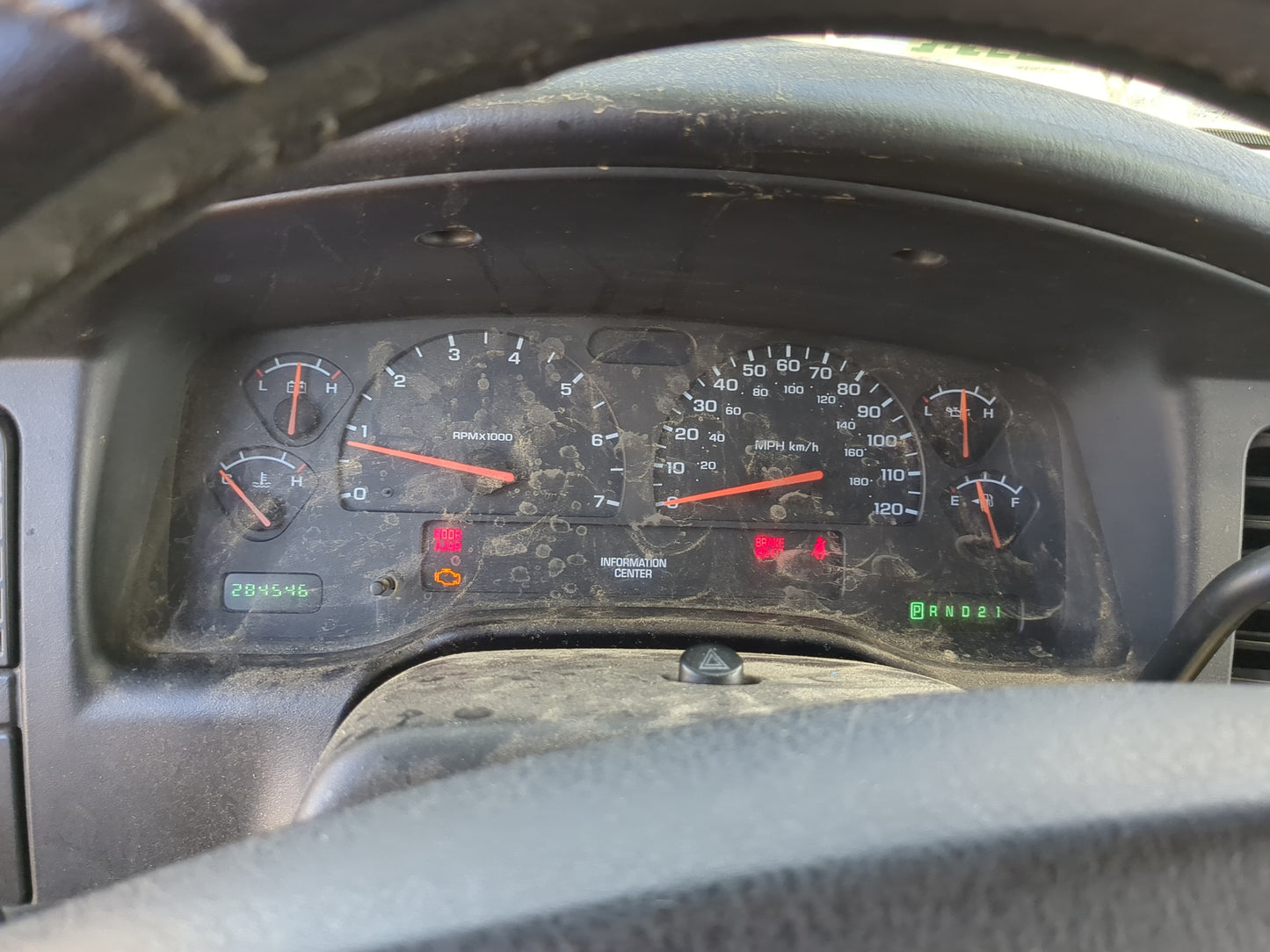 2003 Dodge Dakota Instrument Cluster Speedometer Gauges Fits OEM Used Auto Parts - Oemusedautoparts1.com