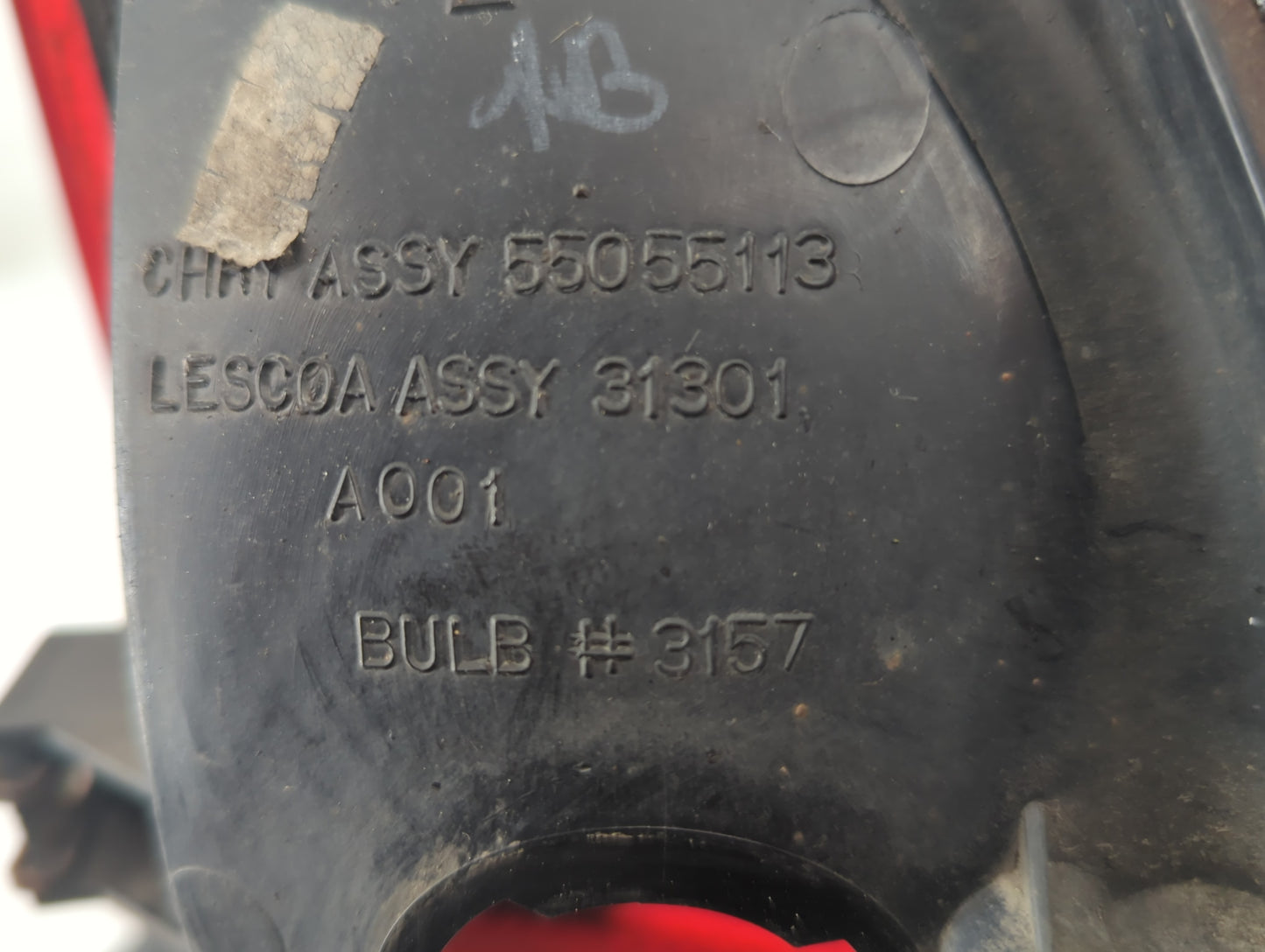 1997-2004 Dodge Dakota Tail Light Assembly Driver Left OEM P/N:55055113 Fits Fits 1997 1998 1999 2000 2001 2002 2003 2004 OE