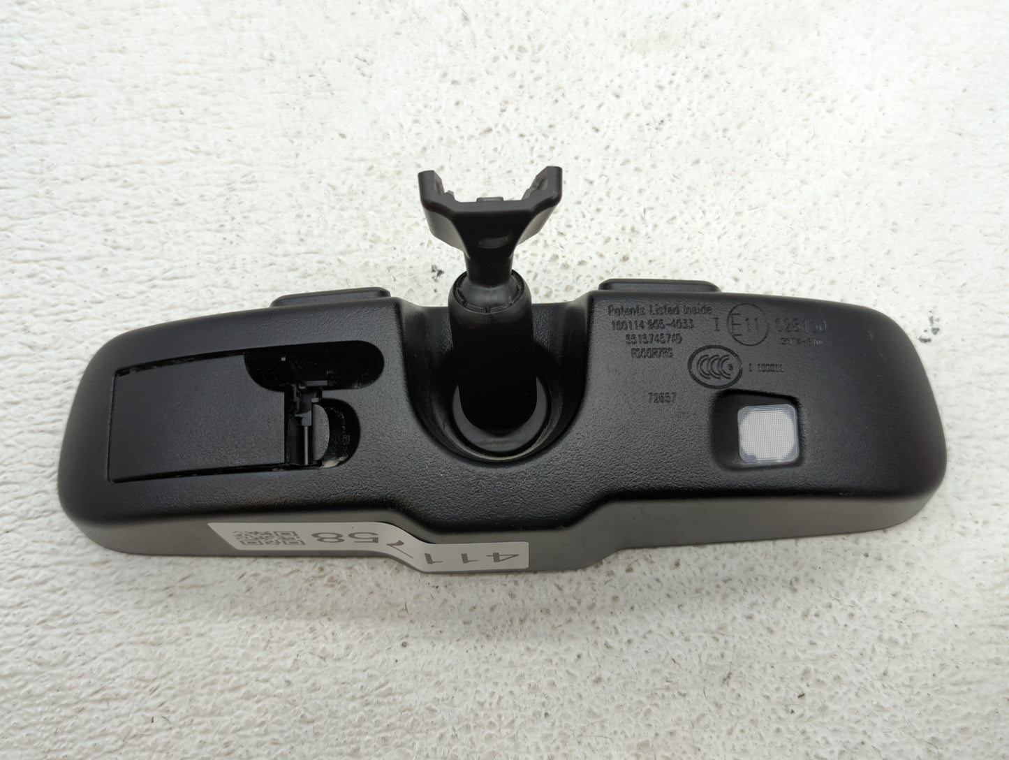 2003 Dodge Durango Interior Rear View Mirror Replacement OEM P/N:E11026130 Fits OEM Used Auto Parts - Oemusedautoparts1.com