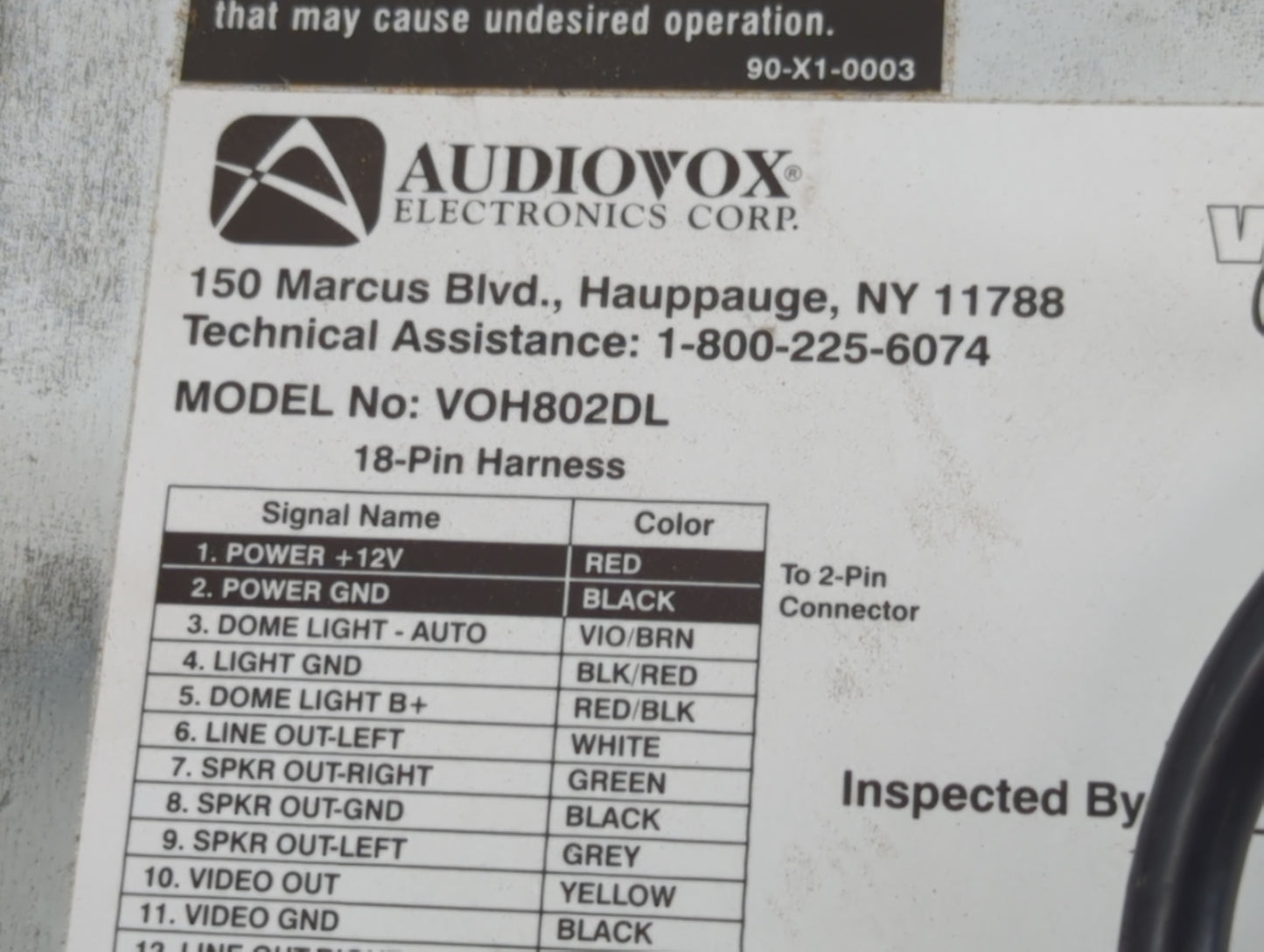 2003 Ford Expedition Information Display Screen - Oemusedautoparts1.com