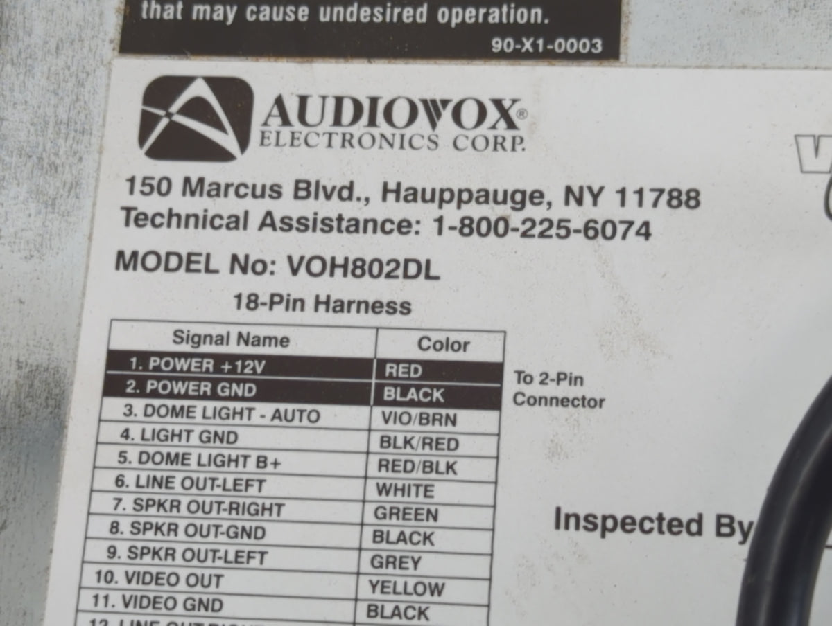 2003 Ford Expedition Information Radio Display Screen - Oemusedautoparts1.com