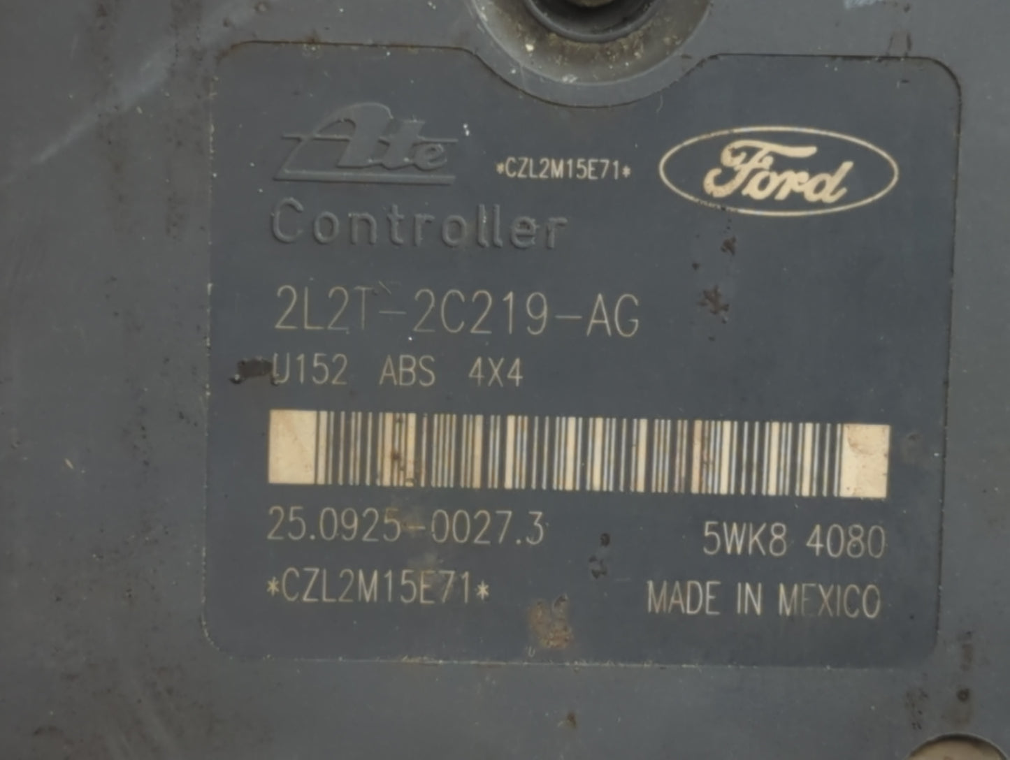 2003 Ford Explorer ABS Pump Control Module Replacement P/N:2L2T-2C219-AG Fits OEM Used Auto Parts - Oemusedautoparts1.com