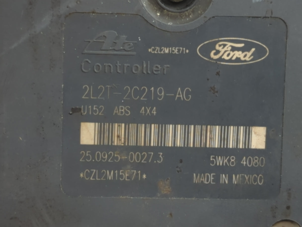 2003 Ford Explorer Anti-Lock Brake ABS Pump Module Actuator OEM P/N:2L2T-2C219-AG Fits OEM Used Auto Parts - Oemusedautopart