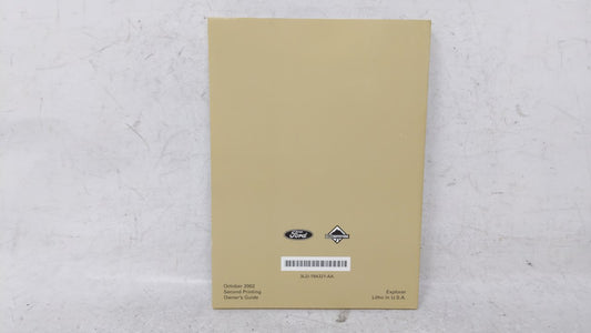2003 Ford Explorer Owners Manual Book Guide OEM Used Auto Parts