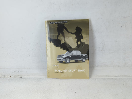 2003 Ford Explorer Owners Manual Book Guide P/N:3L2L-19A321-PB OEM Used Auto Parts