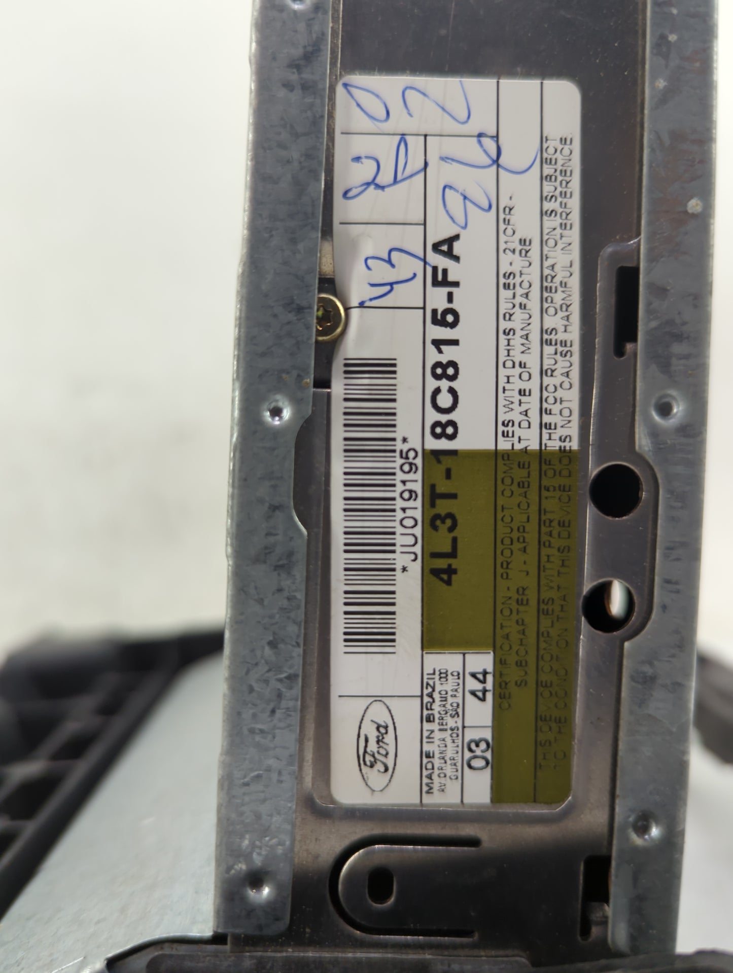 2003 Ford F-150 Radio AM FM Cd Player Receiver Replacement P/N:4L3T-18C815-FA Fits OEM Used Auto Parts - Oemusedautoparts1.c