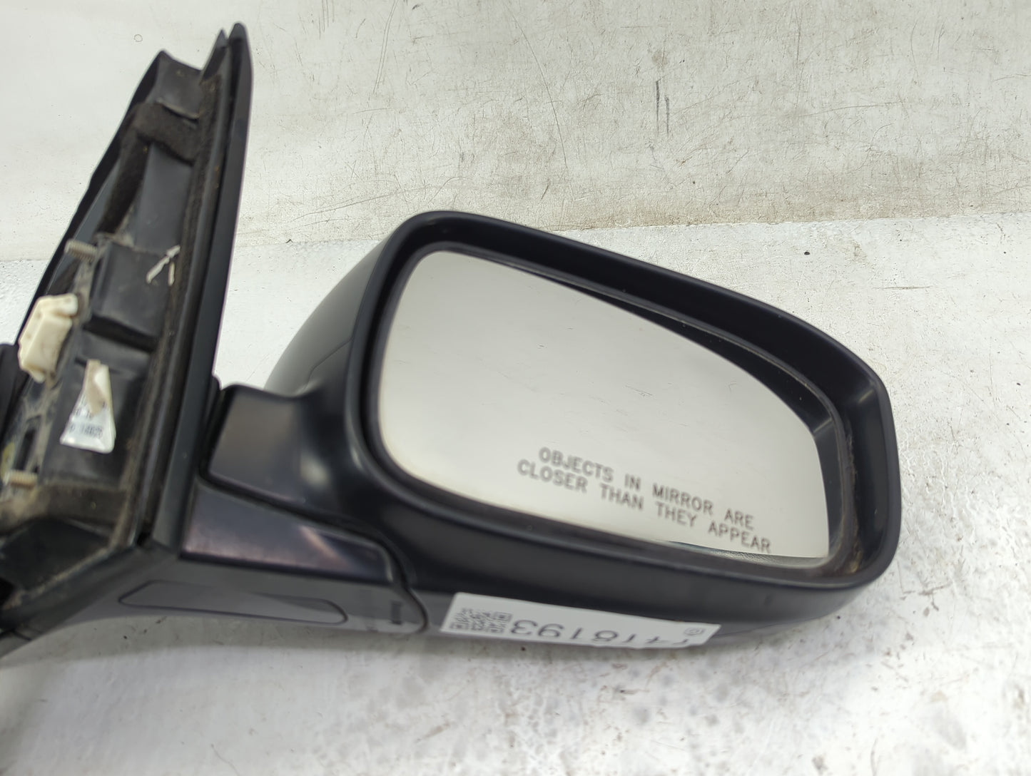 2003-2007 Honda Accord Driver Left Side View Power Door Mirror Black 1418193 - Oemusedautoparts1.com