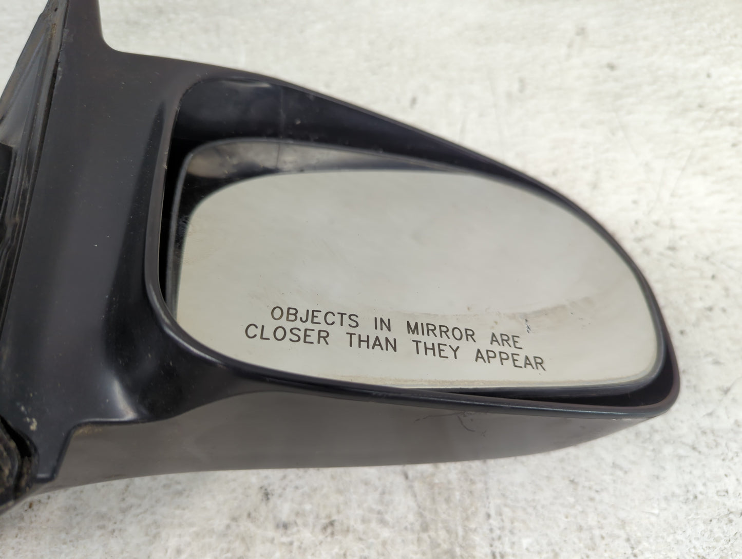 2003 Honda Civic Driver Left Side View Manual Door Mirror Black - Oemusedautoparts1.com