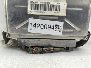 2003 Hummer H2 PCM Engine Control Computer ECU ECM PCU OEM P/N:12582605 12580786, 12580787, 15187345 Fits OEM Used Auto Parts