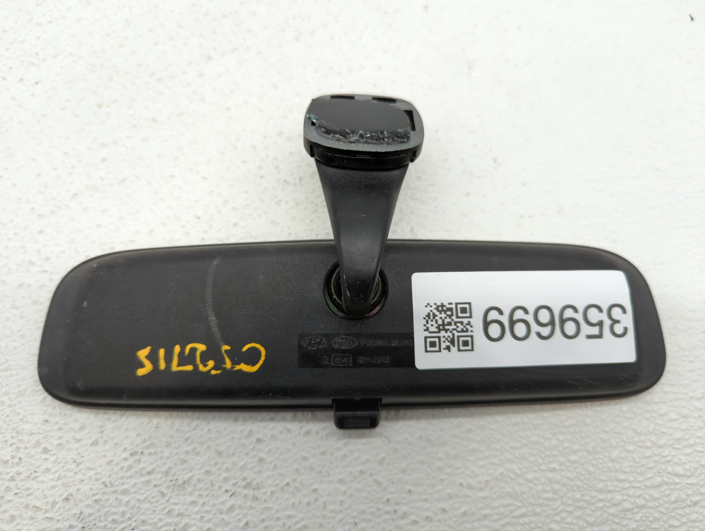 2001-2006 Hyundai Santa Fe Interior Rear View Mirror Replacement OEM P/N:E11026006 E4022143 Fits OEM Used Auto Parts - Oemus