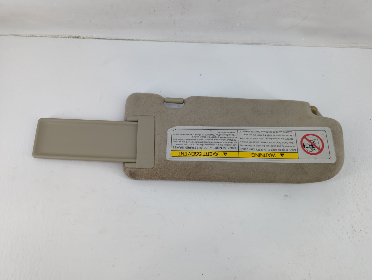 2003-2004 Infiniti G35 Sun Visor Shade Replacement Driver Left Mirror Fits Fits 2003 2004 OEM Used Auto Parts - Oemusedautop