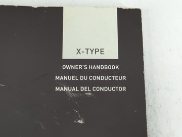 2003 Jaguar X-Type Owners Manual Book Guide P/N:JJM 18 02 20 OEM Used Auto Parts