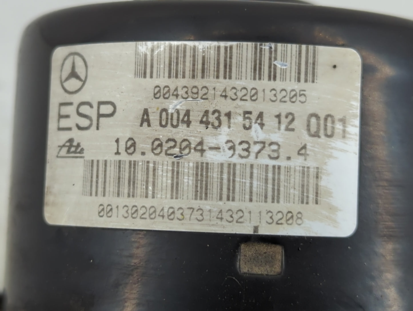 2003-2005 Mercedes-Benz C230 ABS Pump Control Module Replacement P/N:A 004 431 54 12 Fits Fits 2003 2004 2005 OEM Used Auto