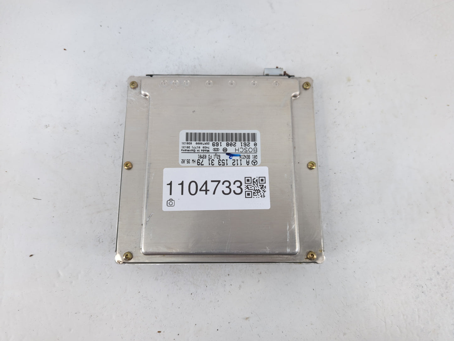 2003 Mercedes-Benz E350 PCM Engine Control Computer ECU ECM PCU OEM P/N:A 112 153 31 79 Fits Fits 2004 2005 2006 OEM Used Au