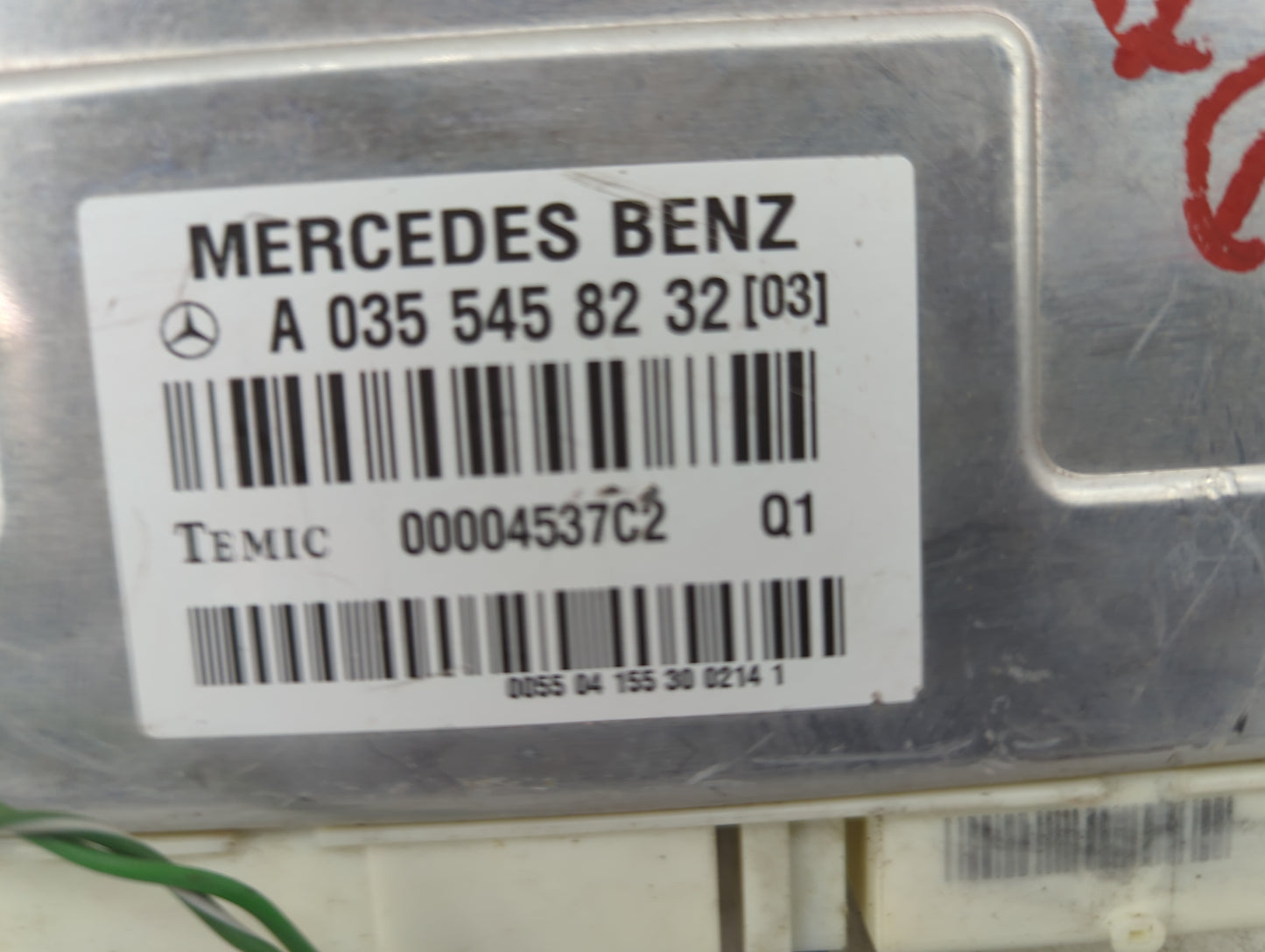2003 Mercedes-Benz E500 PCM Engine Control Computer ECU ECM PCU OEM P/N:0355458232 Fits Fits 2001 2002 2004 2005 OEM Used Au