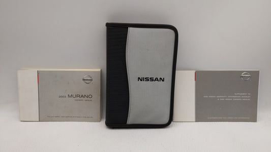 2003 Nissan Murano Owners Manual Book Guide OEM Used Auto Parts