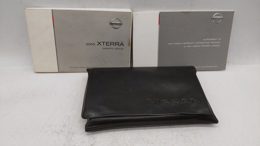 2003 Nissan Xterra Owners Manual Book Guide OEM Used Auto Parts