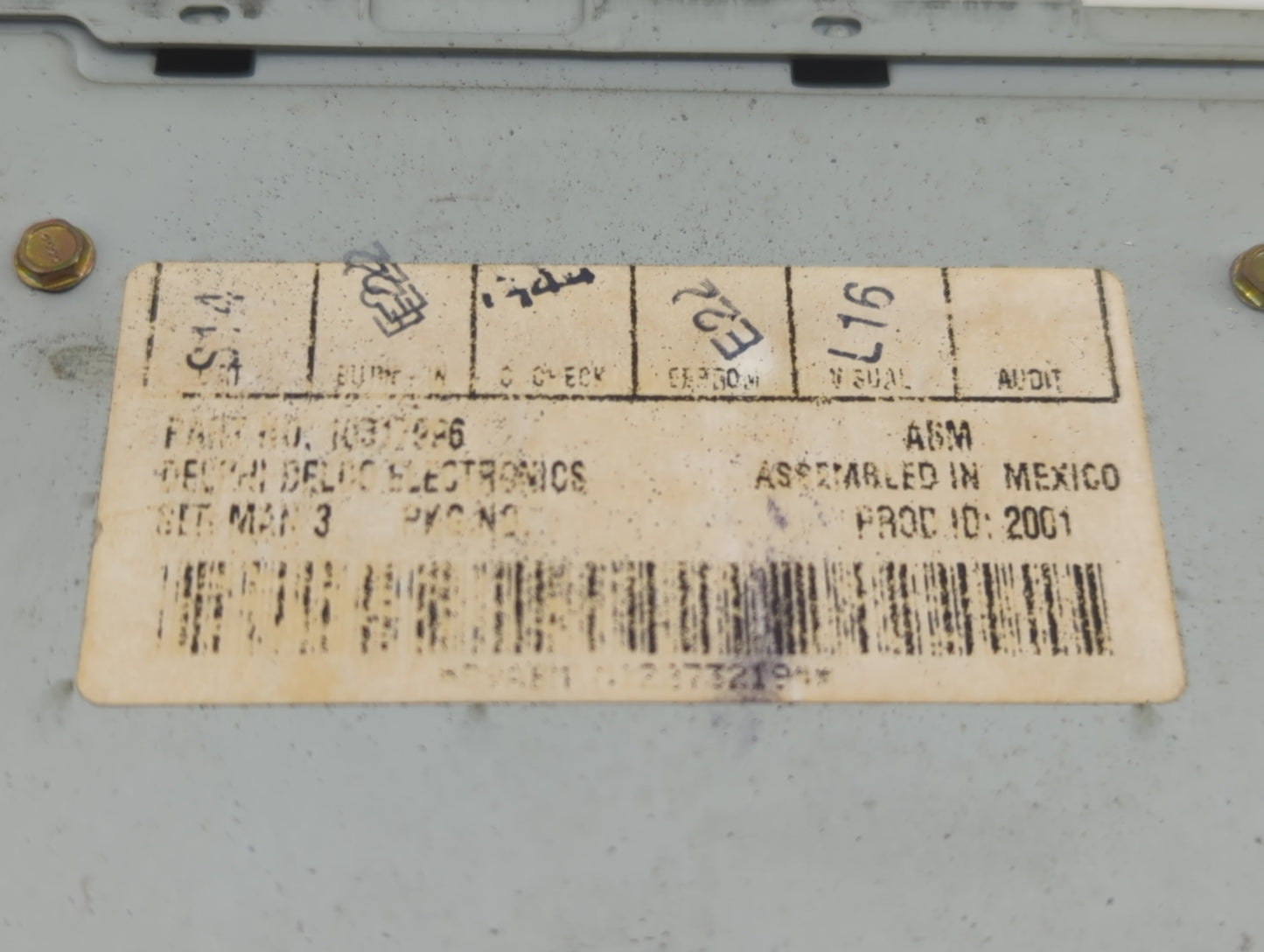 2003 Pontiac Grand Am Radio AM FM Cd Player Receiver Replacement Fits Fits 2004 OEM Used Auto Parts - Oemusedautoparts1.com