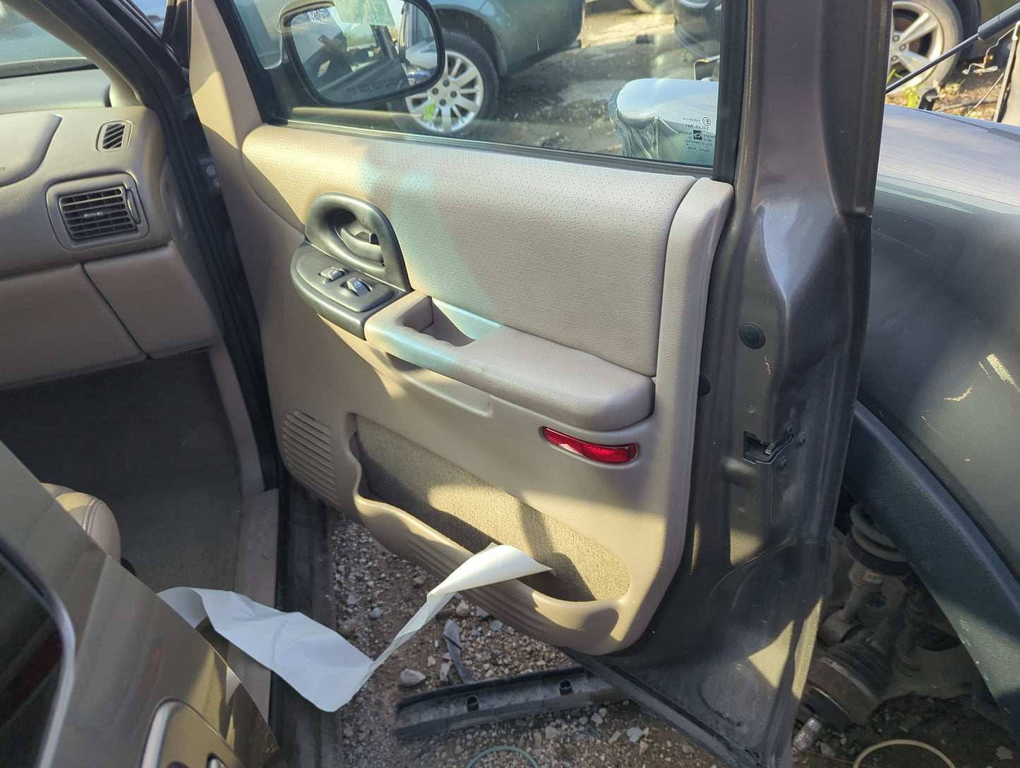 2003 Pontiac Montana Front Right Passenger Interior Door Panel Trim - Oemusedautoparts1.com