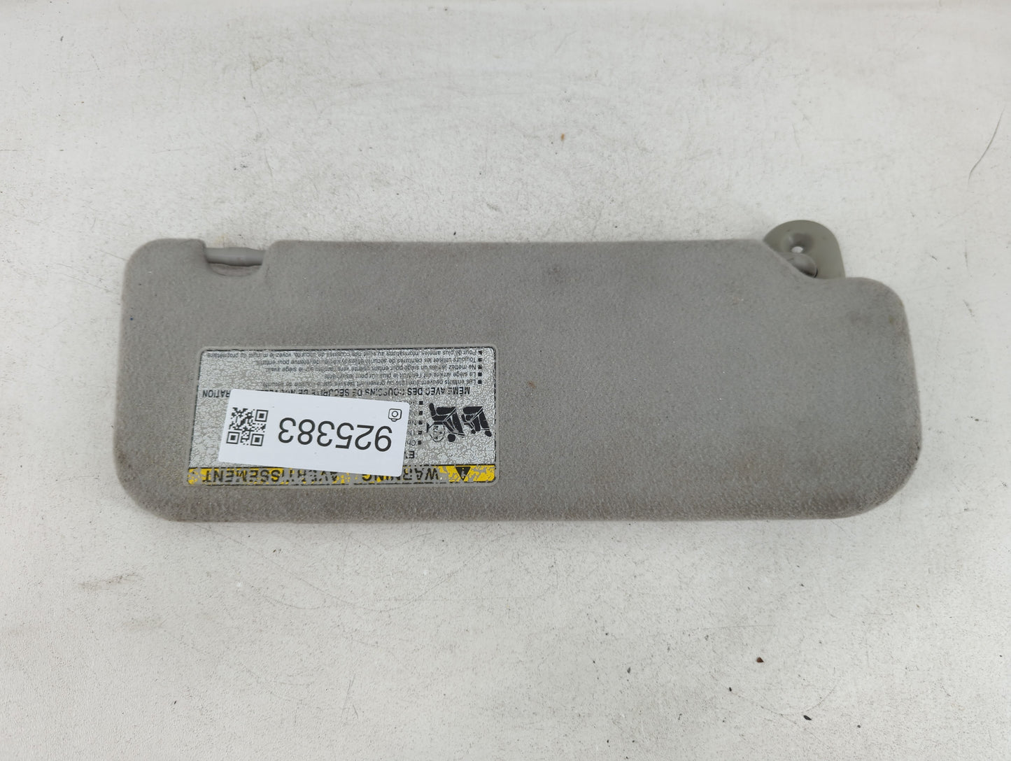 2003 Pontiac Vibe Sun Visor Shade Replacement Driver Left Mirror Fits OEM Used Auto Parts - Oemusedautoparts1.com
