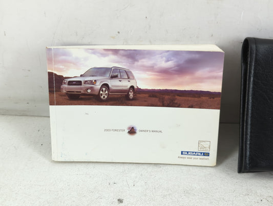 2003 Subaru Forester Owners Manual Book Guide P/N:MSA5M0304A OEM Used Auto Parts