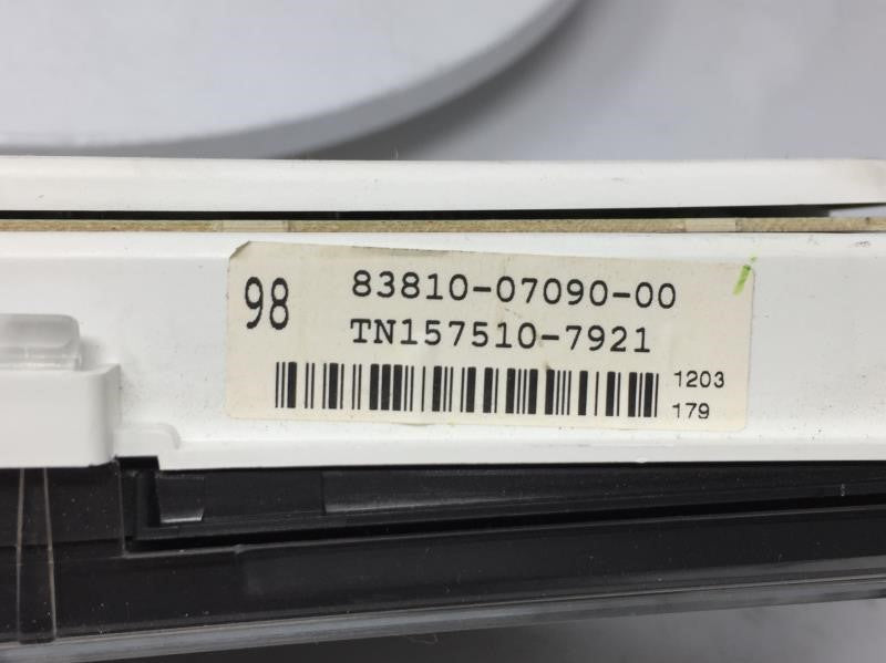 2003 Toyota Avalon Instrument Cluster Speedometer Gauges P/N:PN:83810-07090-00 Miles: Fits OEM Used Auto Parts - Oemusedauto