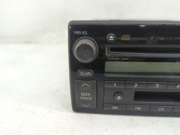 2002-2004 Toyota Camry Radio AM FM Cd Player Receiver Replacement P/N:86120-AA060 CQ-ES8160X, A56820 Fits Fits 2002 2003 2004 OEM Used Auto Parts