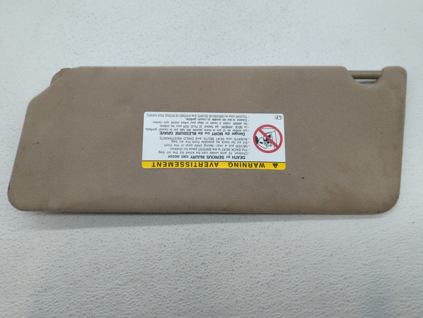 2003 Toyota Camry Sun Visor Shade Replacement Passenger Right Mirror Fits Fits 2002 2004 2005 2006 OEM Used Auto Parts - Oem