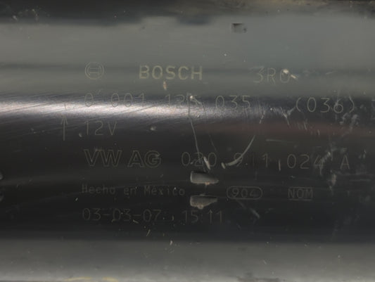 2002-2005 Volkswagen Beetle Car Starter Motor Solenoid OEM P/N:0 001 122 035 Fits Fits 2000 2002 2003 2004 2005 2006 OEM Used Auto Parts