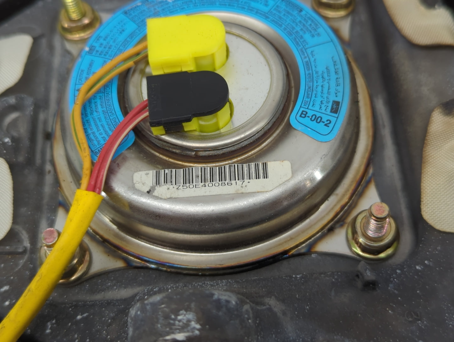2004 Acura Tl Air Bag Driver Left Steering Wheel Mounted Fits OEM Used Auto Parts - Oemusedautoparts1.com
