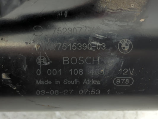 2002-2005 Bmw 325i Car Starter Motor Solenoid OEM P/N:0 001 108 401 Fits Fits 2002 2003 2004 2005 2006 OEM Used Auto Parts