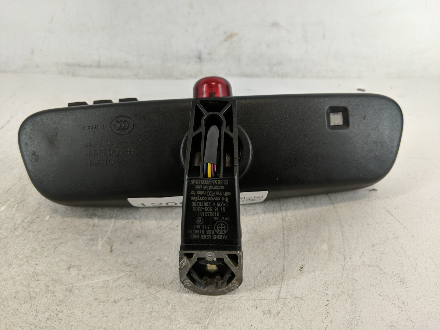2004 Bmw 530i Interior Rear View Mirror Replacement OEM P/N:GNTX-480 Fits OEM Used Auto Parts - Oemusedautoparts1.com